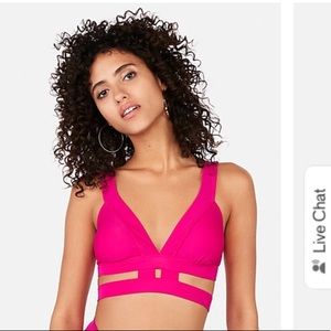NWT Neon Pink Two Piece Express Swim
